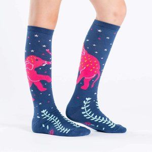 2 For $20 SOCK IT TO ME Elephant Junior Knee Socks